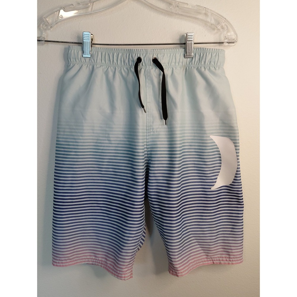 Boy's HURLEY Swim Trunks Size LARGE Multicolored Striped